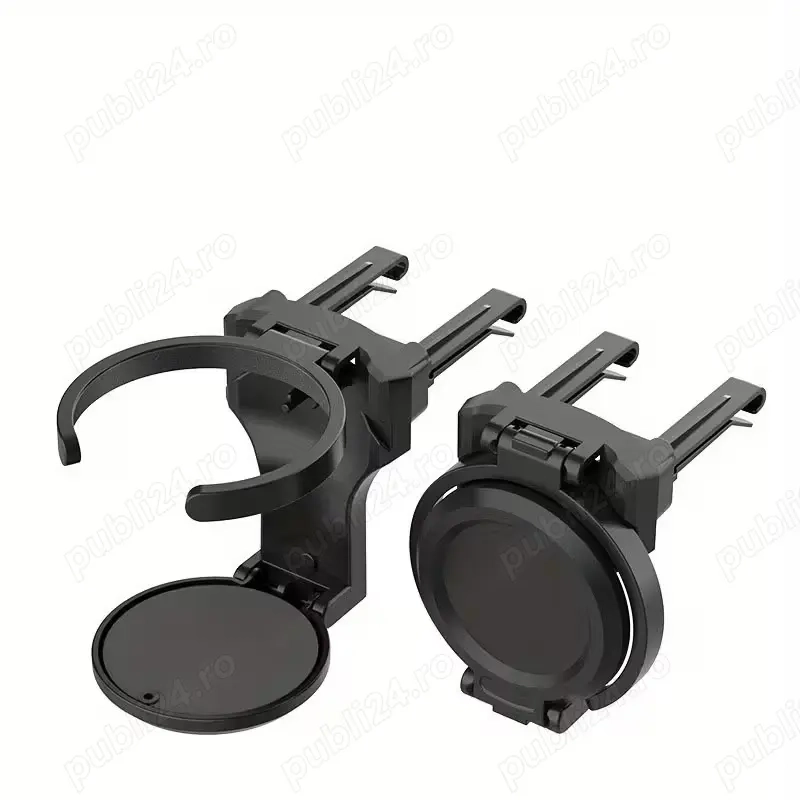 Suport multifuncțional pentru pahare în mașină cu clip pentru aerisire 2 buc.