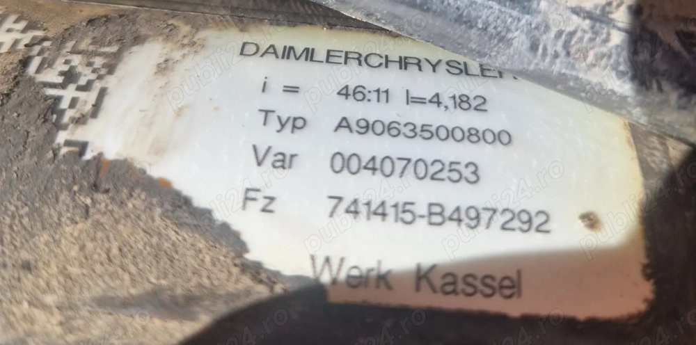 Punte spate Volkswagen crafter/Mercedes sprinter 