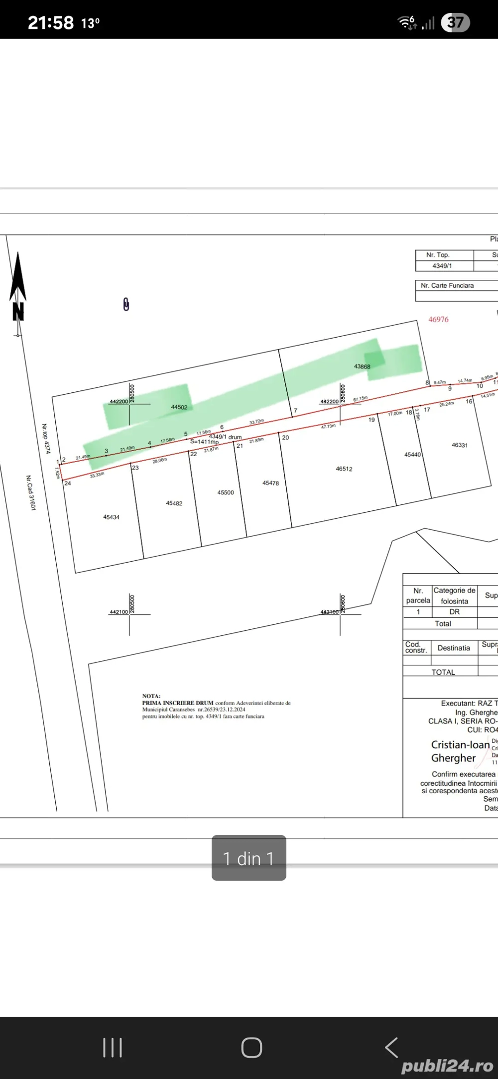 teren intravilan de vanzare Caransebeș 