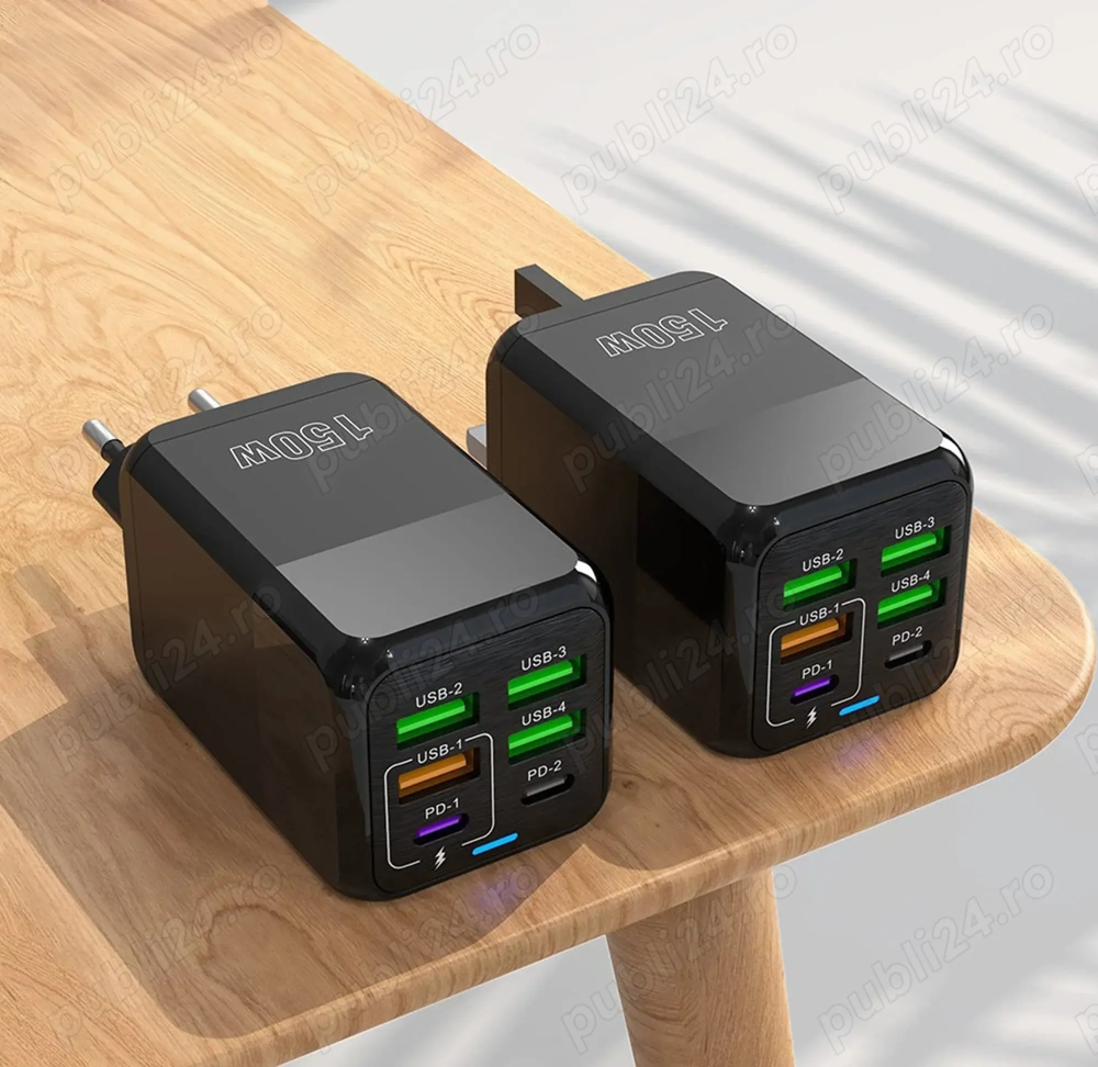 Incarcatoare Turbo Fast Charge 150w 6A Huawei Honor Xiaomi Oppo IPhone Motorola OnePlus RealMe