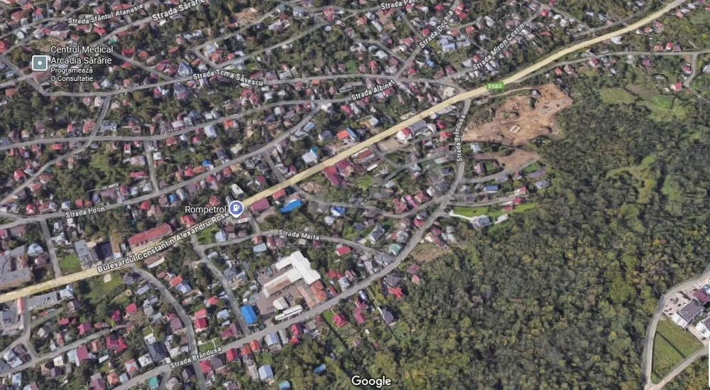 Bld. C.A.Rosetii TEREN 1575mp. deschidere de 33ml si CASA P+M 225mp pretabil  si comercial