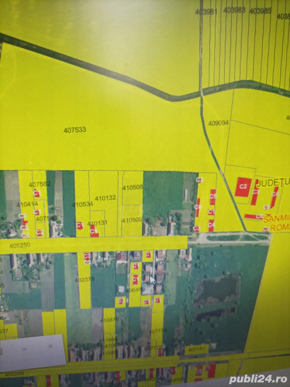 Teren de vanzare Sanmihaiu German 