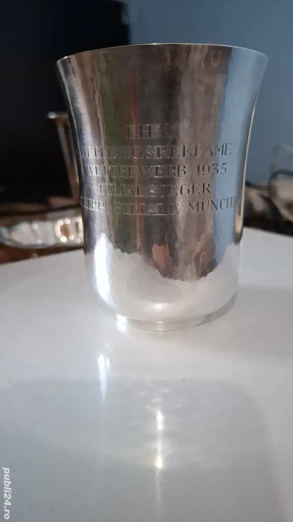 pahar argint masiv germania 1935 400 ml