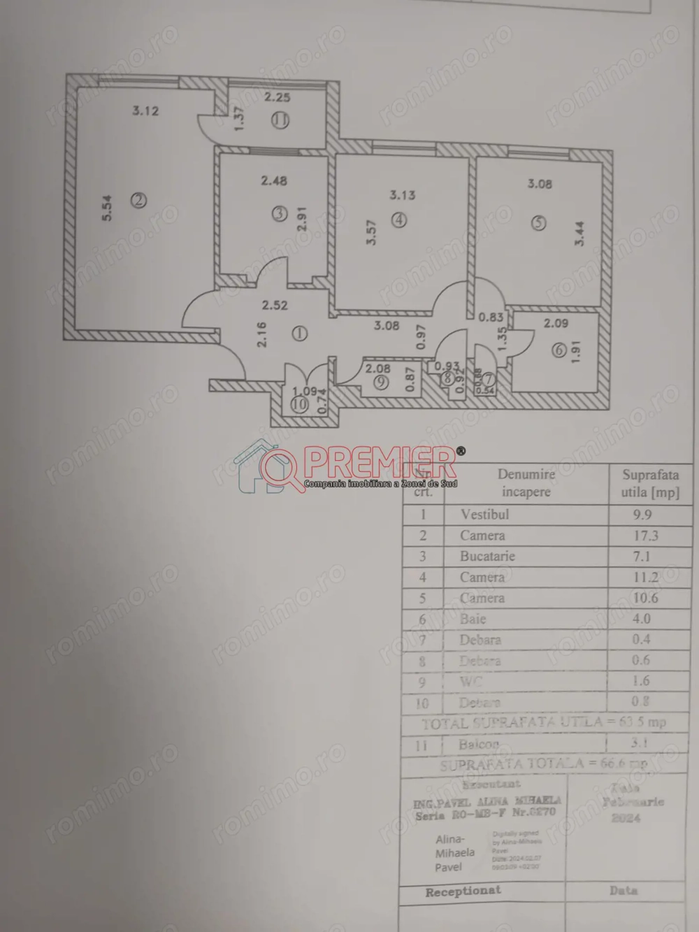 3 camere - Sector 4 - Metrou - Aparatorii Patriei