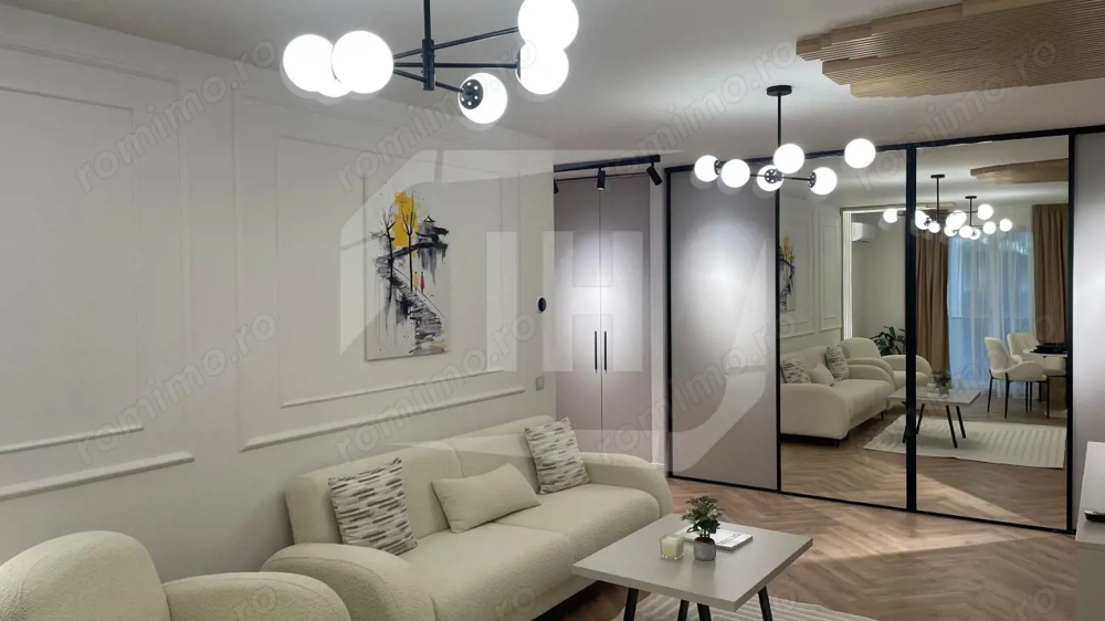 Apartament cu 2 camere, 58 mp, decomandat, lux in bloc nou!