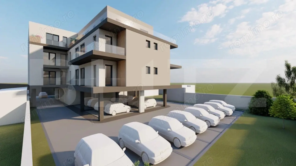 Apartament nou modern, 2 camere, centrala pe gaz si panouri fotovoltaice, Iosia