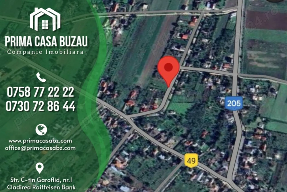 Teren intravilan   Zoresti   Vernesti   1628mp   intre case   Pret: 20  mp neg.  