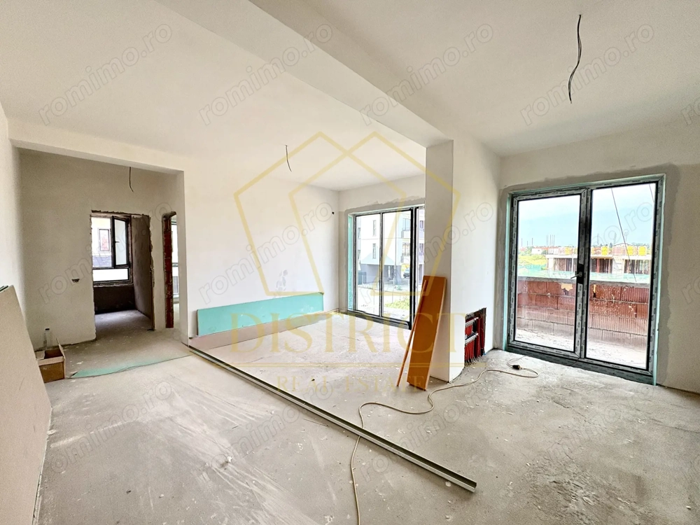 Apartament luminos cu 2 camere si balcon | Giroc | Hotel IQ