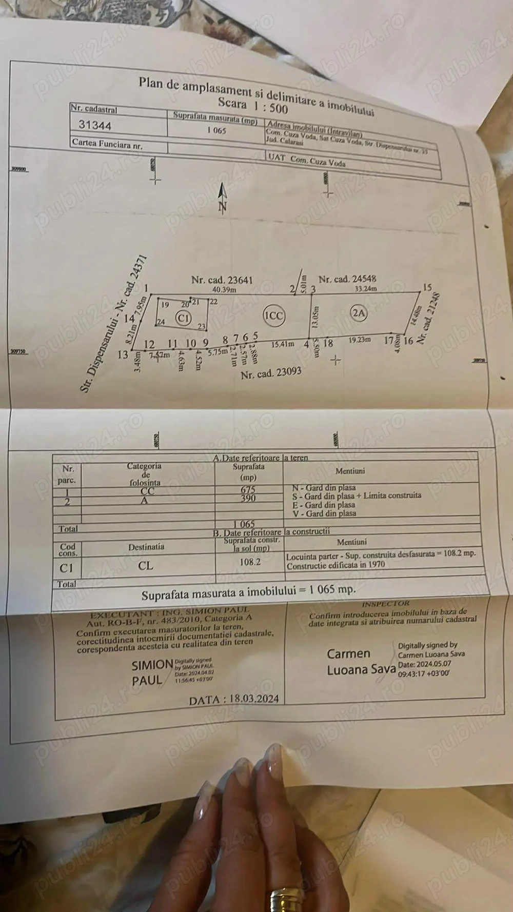 Casa cu teren comuna cuza vodă, Călărași 
