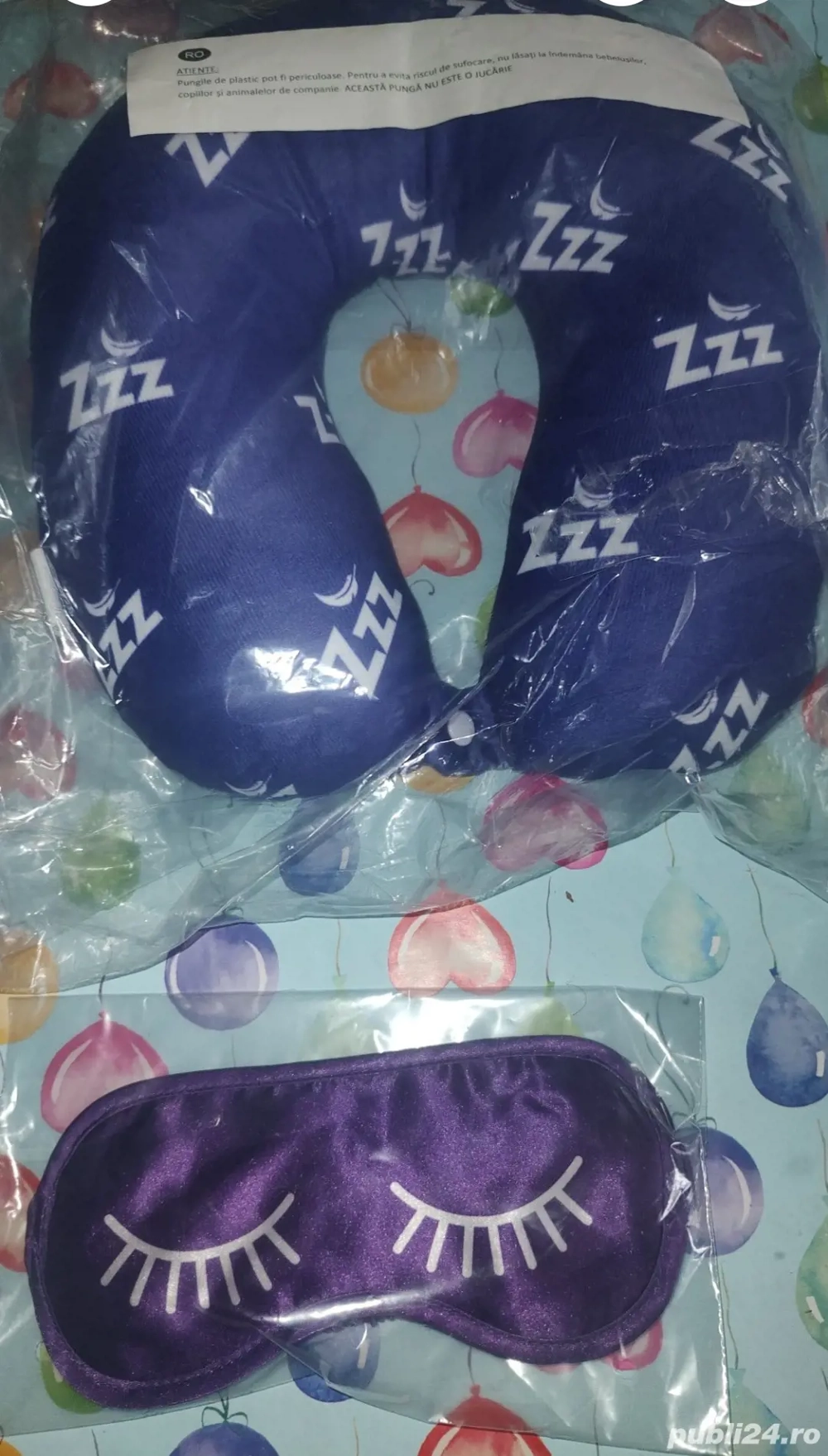 Perna pt gat si masca pt ochi