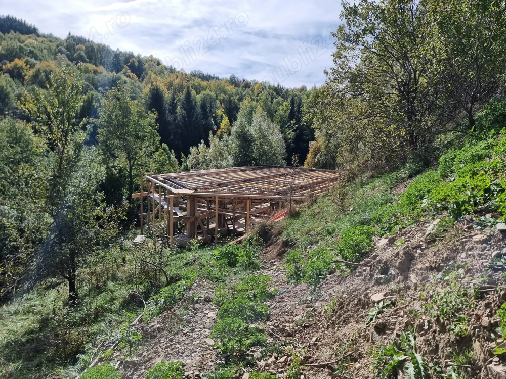 Vand teren predau proiect cabana A-frame