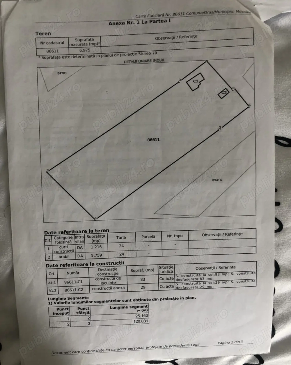 Teren 7000 mp Mosoaia Ag 