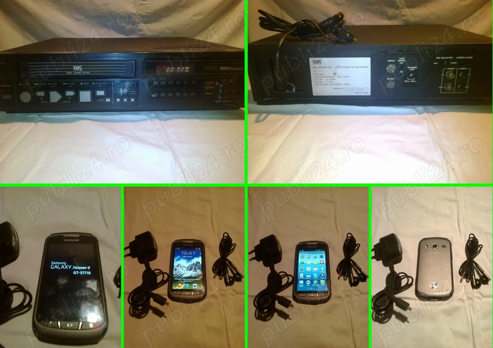 Tel Samsung Xcover2 si Videorecorder VHS rar