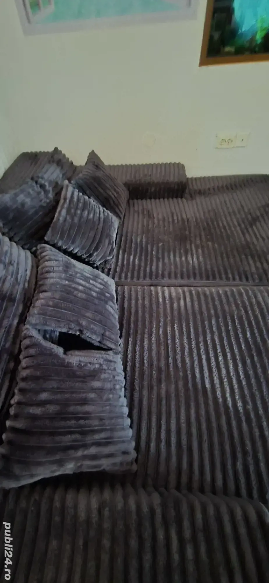 vand canapea boneless gri 1.8 2