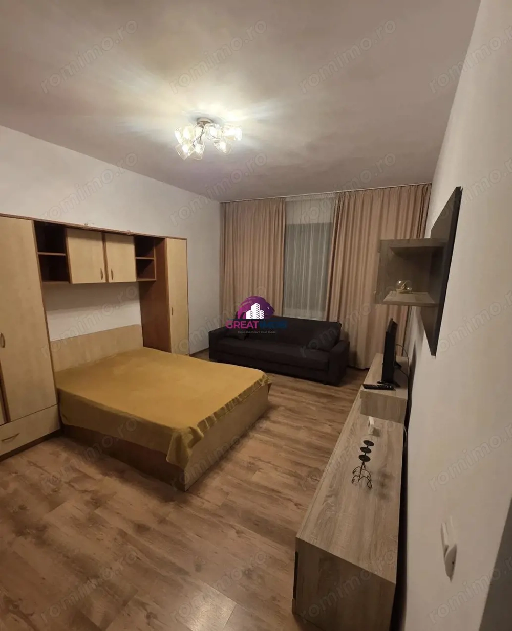 Inchiriez garsoniera, cu centrala, metrou Pacii