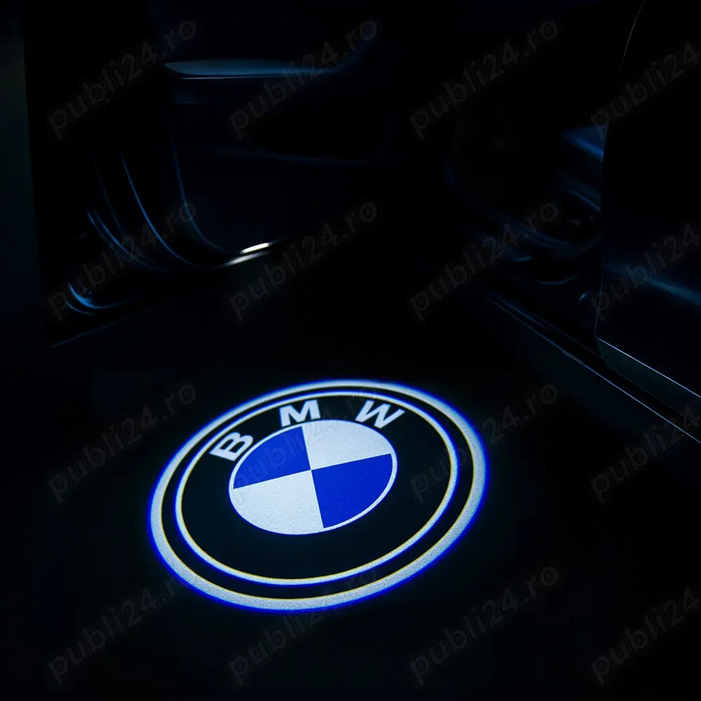 Vând Set 2 Proiectoare Portiera LED Logo BMW E60, E90, F30, F10.