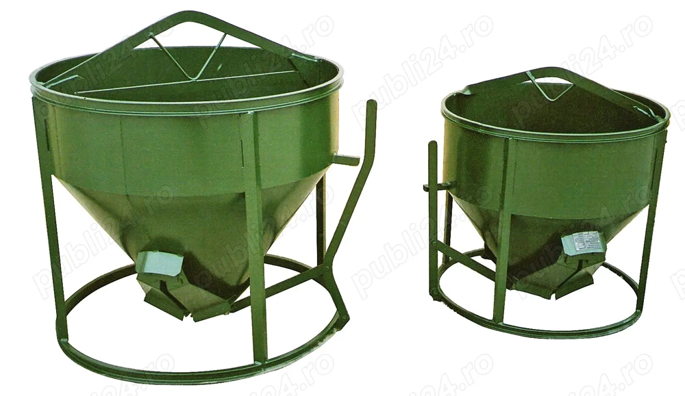 Bene macara, cuve cilindrice beton pentru santier