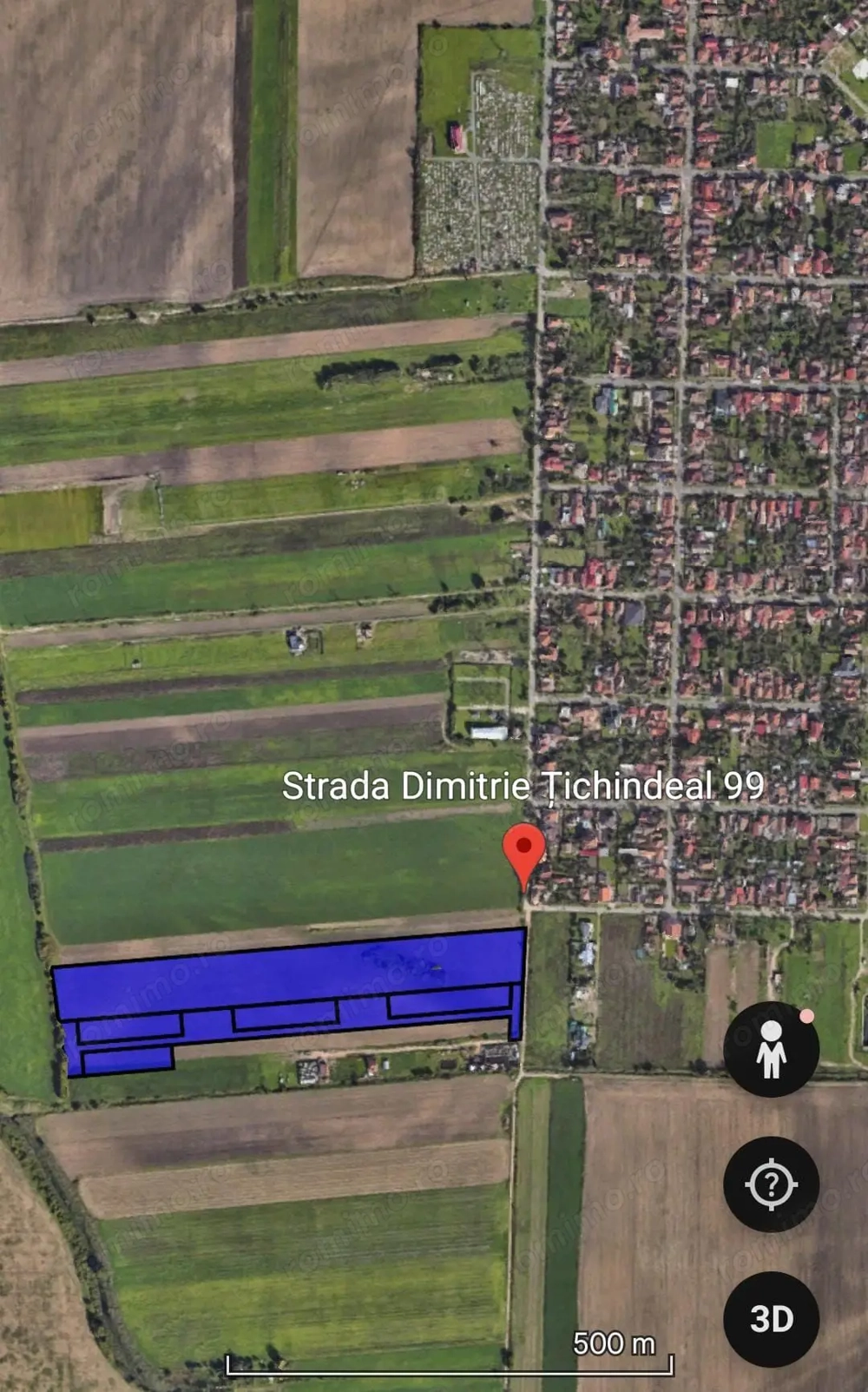 Oportunitate pentru dezvoltatori: teren 53 692 mp in Bujac, zona de case noi