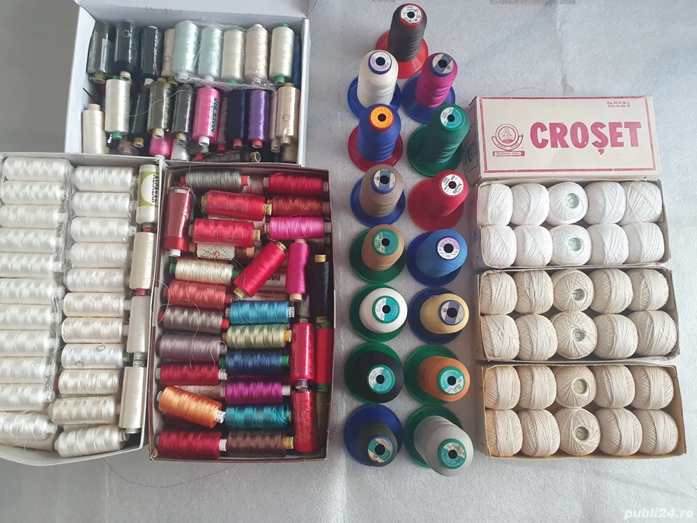 Ațe macrame mătase brodat croșetat cusut noi