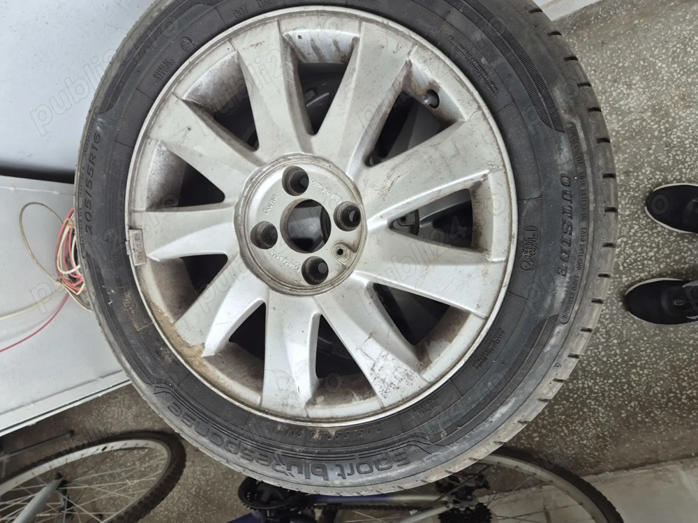 Jante aluminiu 16 +anvelope vara renault