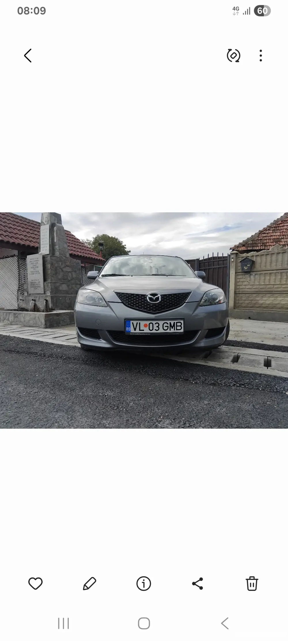 mazda 3 din 2004 motor  1,6 benzina acte valabile 
