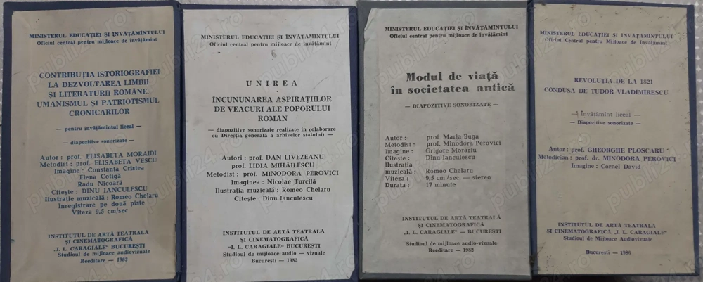 LOT Diapozitive Sonorizare Vechi 1982-1986