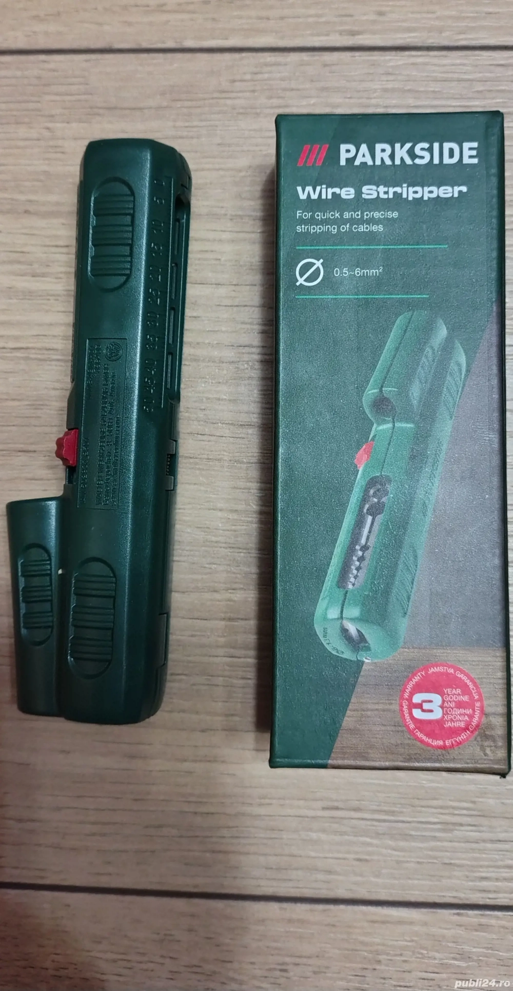 Dispozitiv de dezizolat cabluri, parkside 08-13 mm,Nou!