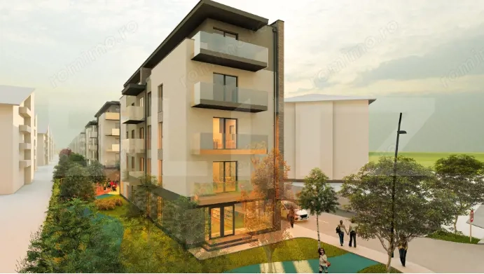 Apartament 2 camere, 42.24 mp finisat nou etaj intermediar, garaj, zona Cetatii