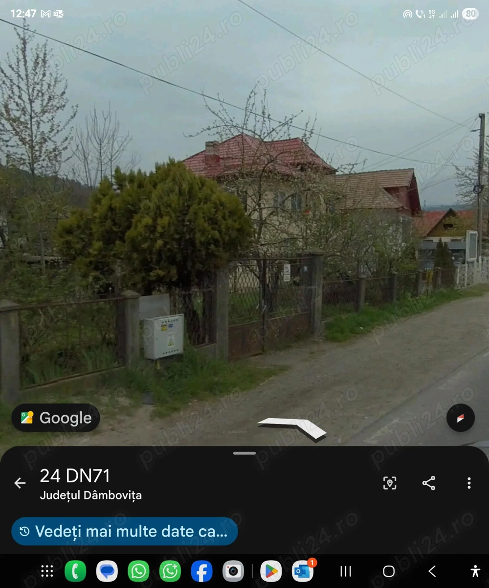 Teren si casa Comuna Pietrosita, Dambovita