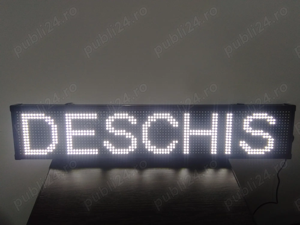 Reclama Luminoasa 100 20 cm, LED , Cod QR, Vizualizare 120 , Wi-Fi