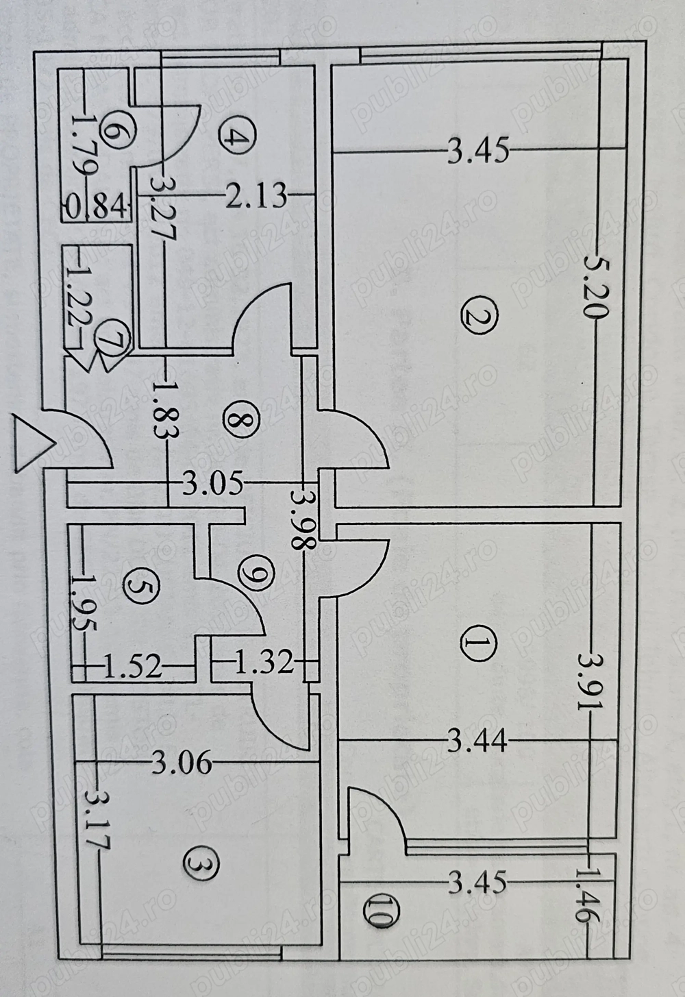 Proprietar, vand Apartament 3 camere dec. Et. 1 4 Romancierilor, Drumul Taberei