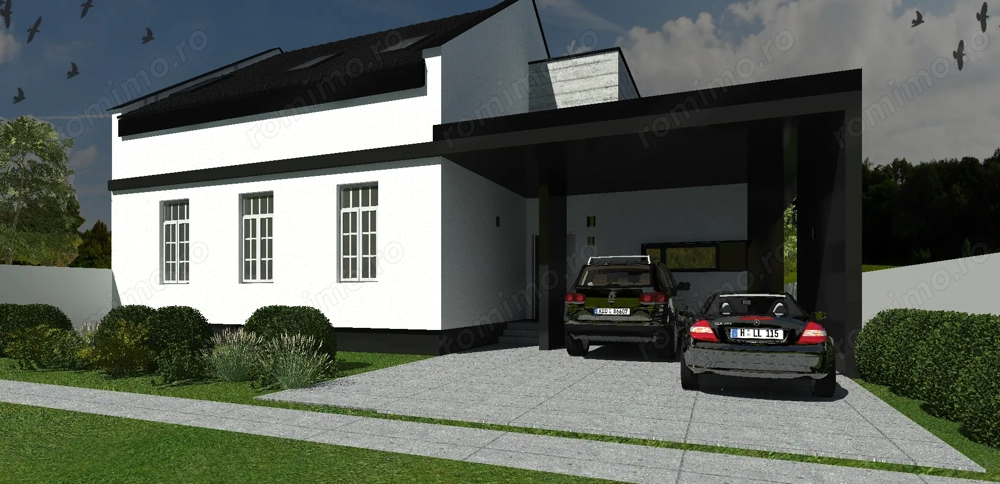 De vanzare casa noua cu 2 apartamente in zona Blascovici, teren 618 mp