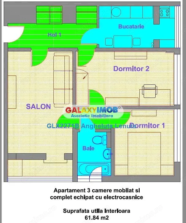 Piata Progresul apartament 3 camere de vanzare