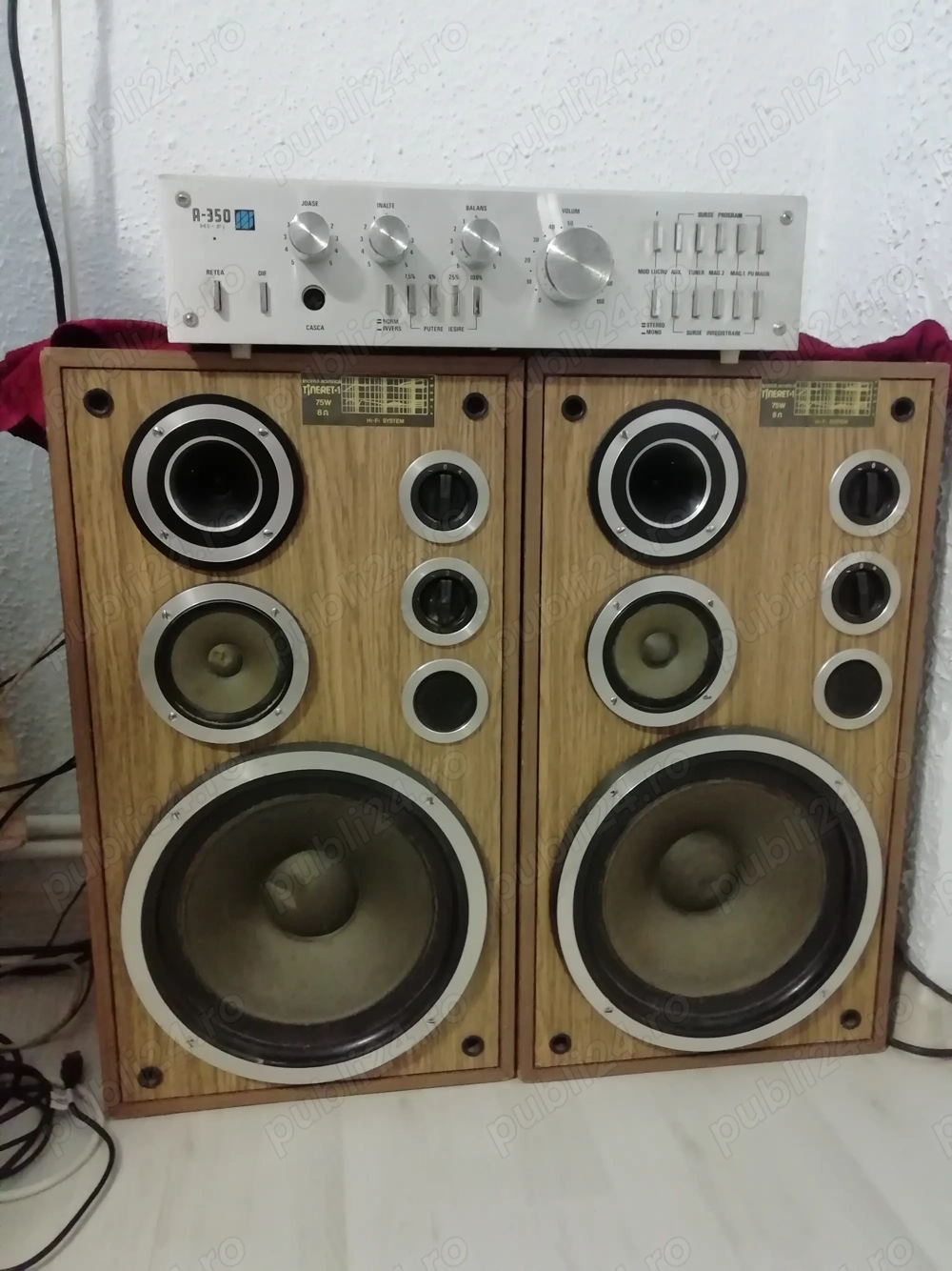 Sistem audio stație și boxe