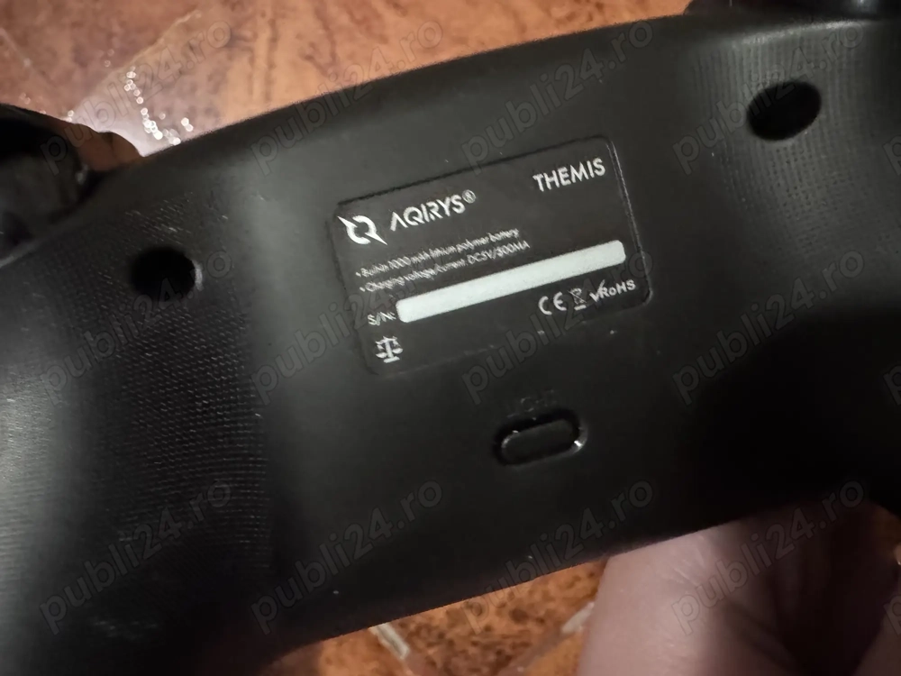 Gamepad Wireless AQIRYS Themis (PC PS4), negru