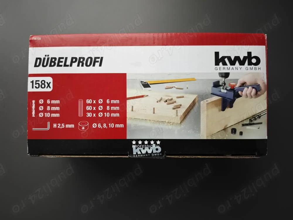 Dispozitiv pentru dibluire KWB, 158 de piese