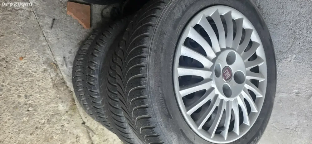 anvelope 185/65/15 cu jante fiat grande punto