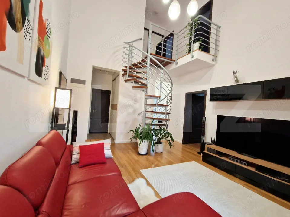 Penthouse modern cu 4 camere, 3 băi, 108mp cu parcare și boxă, zona Iris