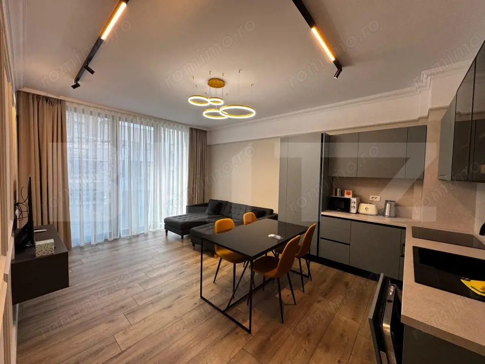 Apartament 2 camere, 68 mp utili, BLOC NOU, zona institutii Centru 