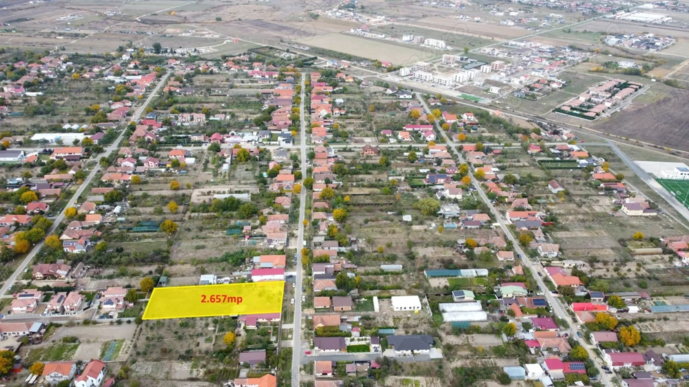 Teren 2.657 mp – toate utilitatile– Urseni, Moșnița Nouă