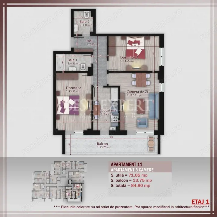 3 Camere | Bloc Boutique| Încălzire Pardoseală |600 m STB | Parcare 50% discount