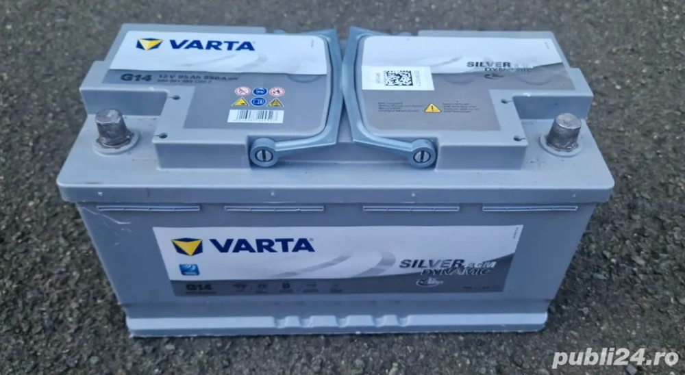 Varta Silver A G M 12 V 95A 850A Made Germany  In stare buna