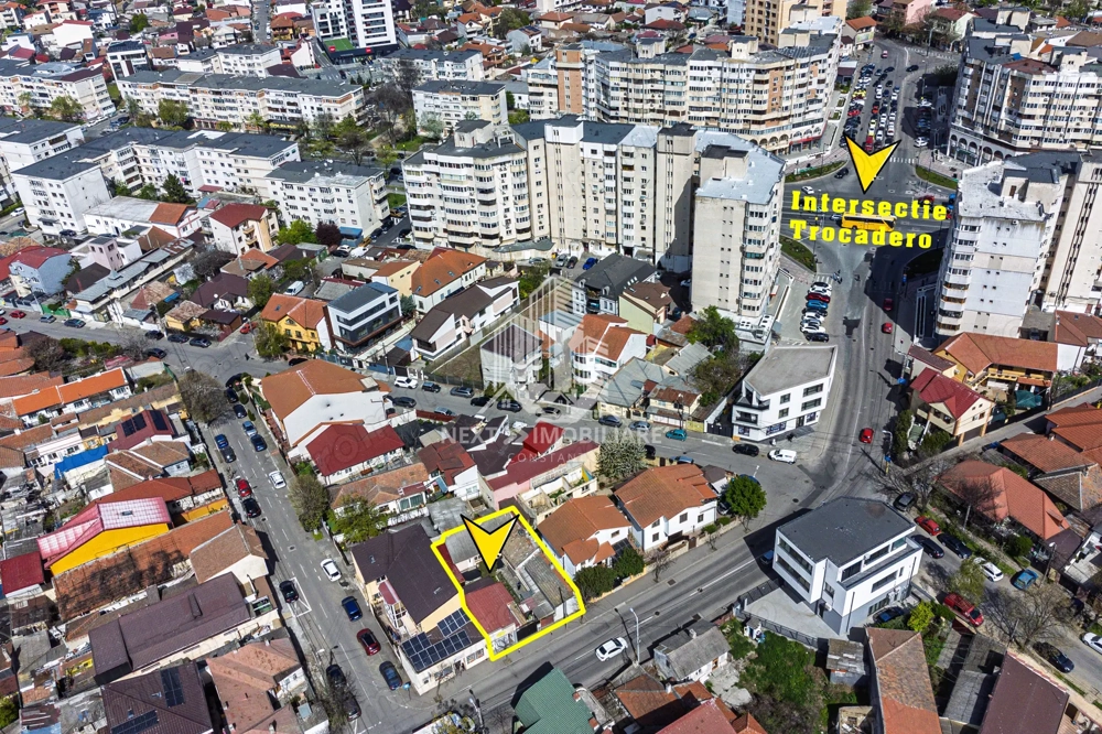 Casă 5 camere Trocadero  + spațiu comercial stradal, teren 257mp