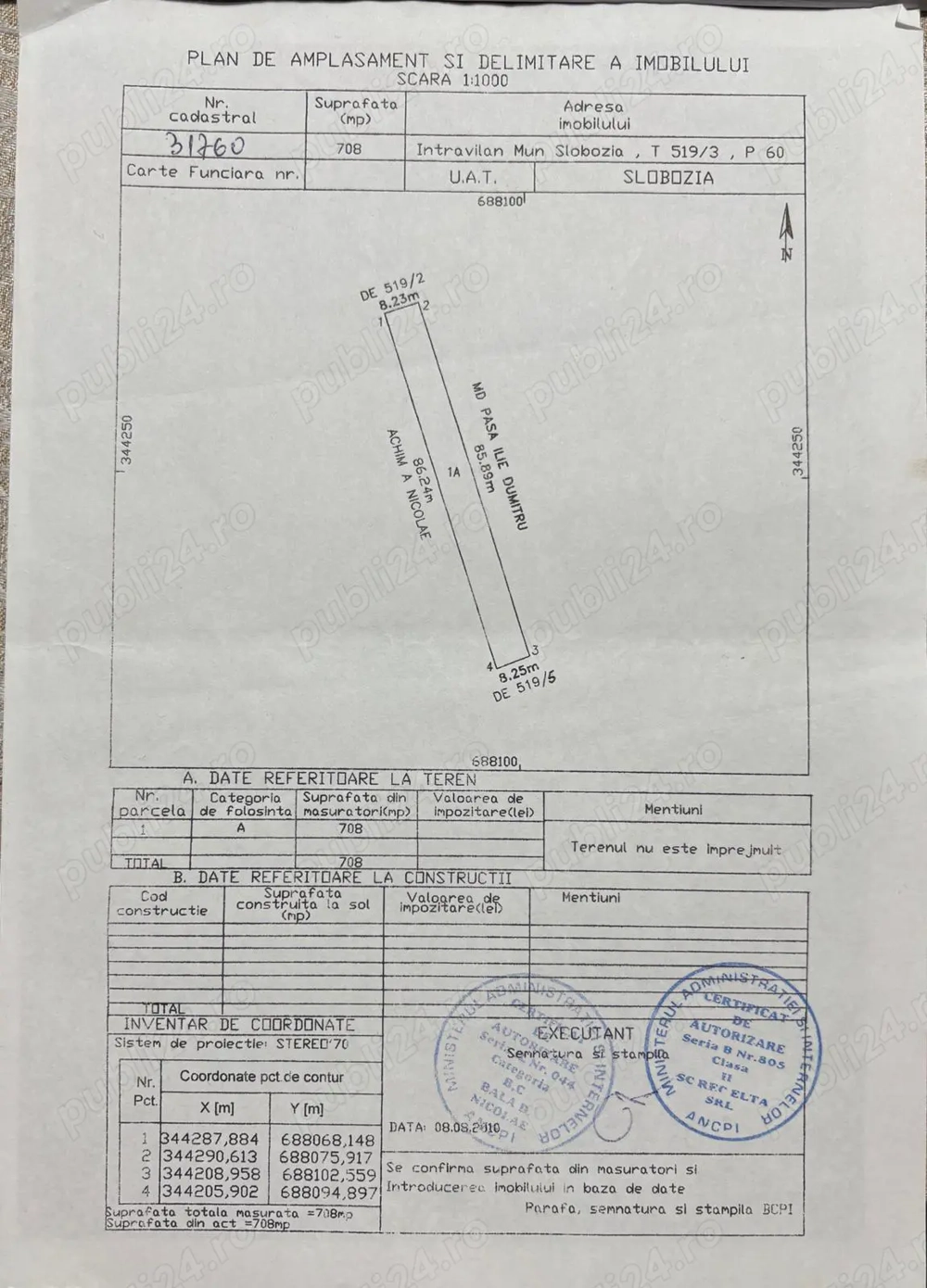 teren agricol intravilan