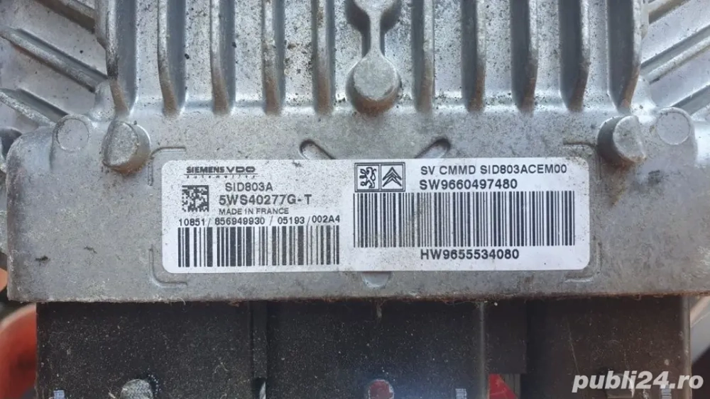 ECU Calculator Motor Citroen C4 2.0hdi  RHR