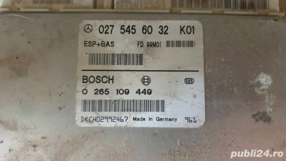 Modul ESP+BAS Mercedes A-Class w168