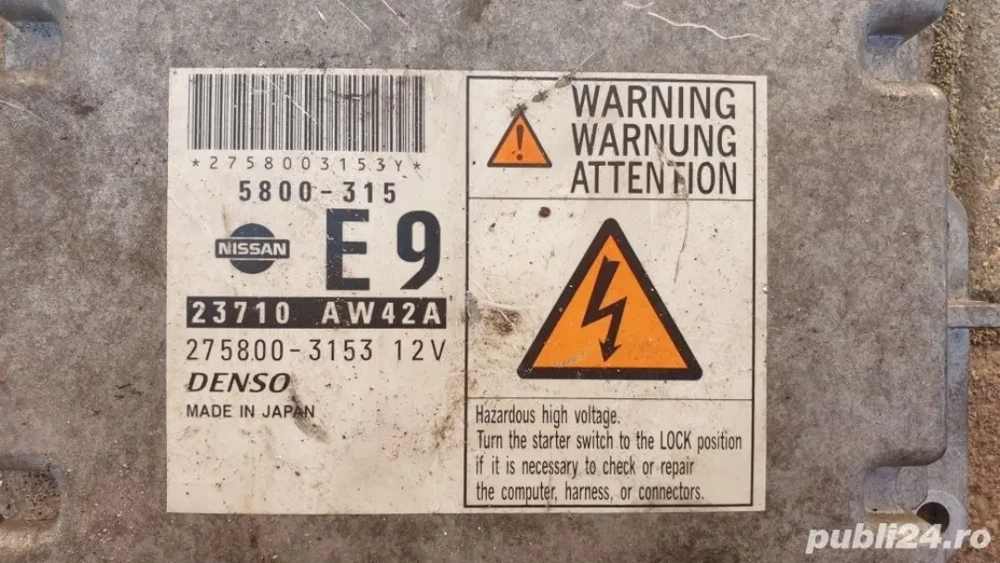 Calculator Motor ECU Nissan Primera p12 2