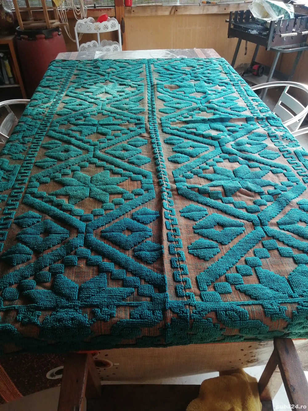 Coverturi pat din lana de oaie cusute manual! 