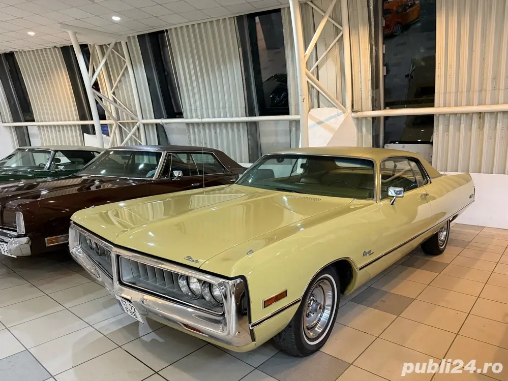 Chrysler Newport Royal Coupe 1972   original, 440 V8,7.2 L, mașină istorică,6 locuri