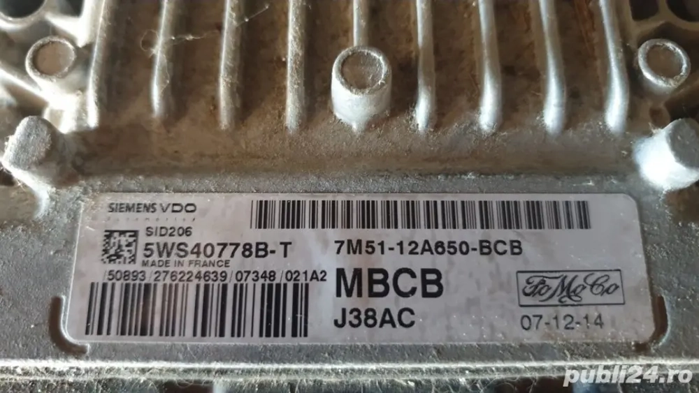 Calculator Motor ECU Ford Focus 2 1.8 tdci